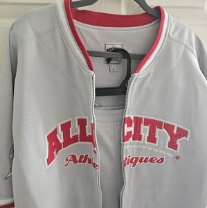 VINTAGE ALLCITY PHAT FARM ATHLETIQUES 1992 MENS TRACK SUIT XL -USED